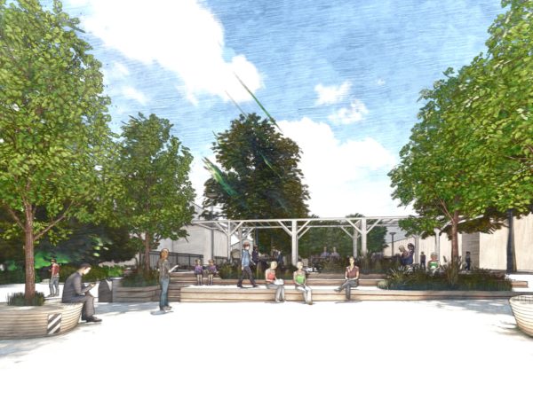 ROUTE D&rsquo;AIR-LA-VILLE ET PLACE DU VILLAGE